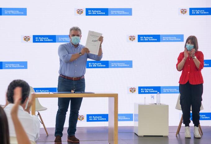 Presidente sancionó el Presupuesto General de la Nación
