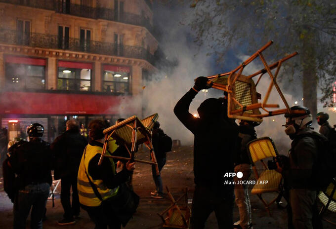 Ley de seguridad, motivo de choques entre manifestantes y policías en Francia