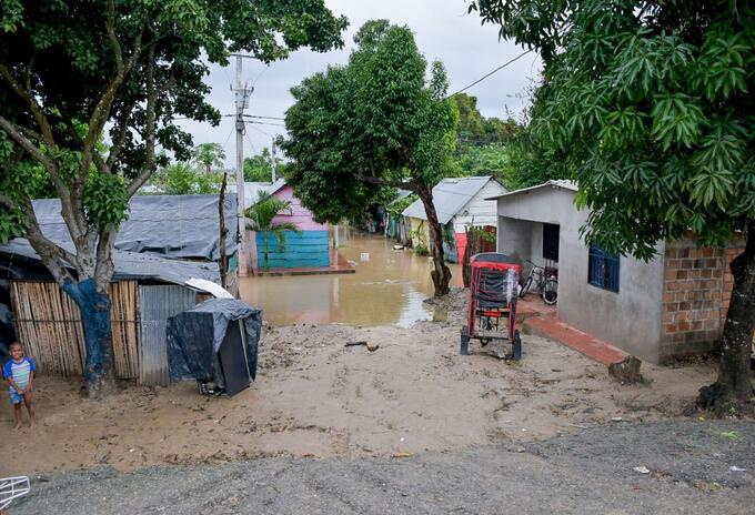 Inundaciones en Santa Marta, Magdalena.