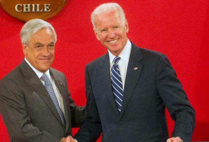 Joe Biden y Sebastián Piñera