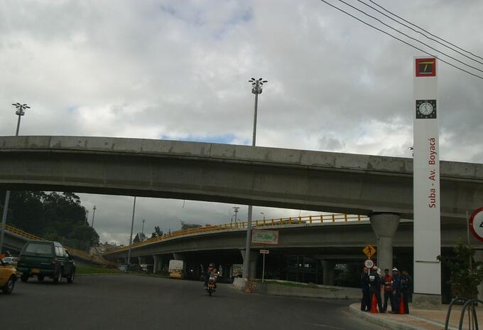 Puente de Avenida Suba, en Bogotá