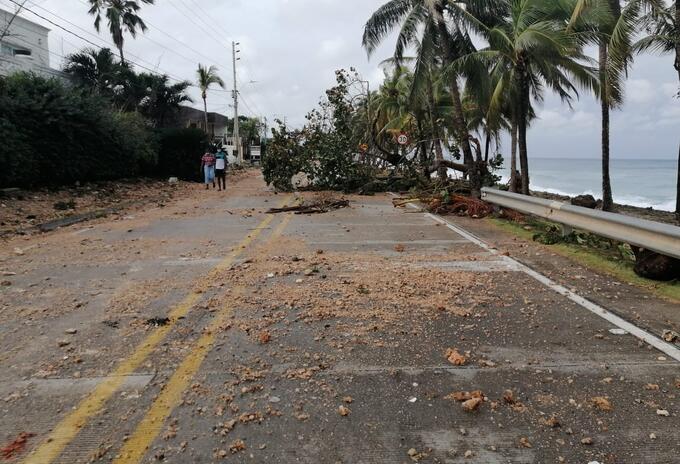 Iota en San Andrés
