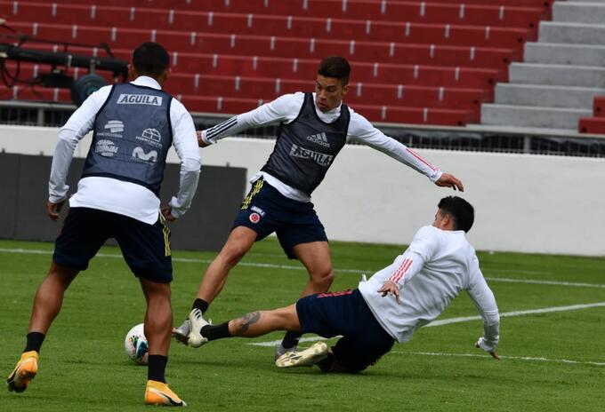 Selección Colombia- Entrenamiento en Quito