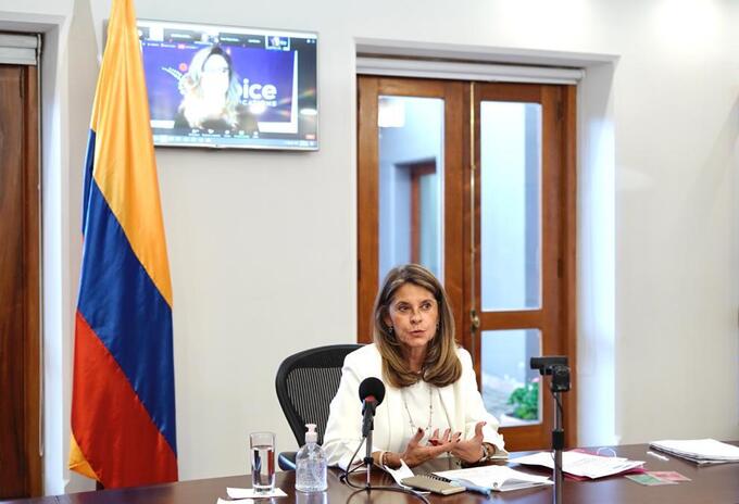 Vicepresidenta Marta Lucía Ramírez