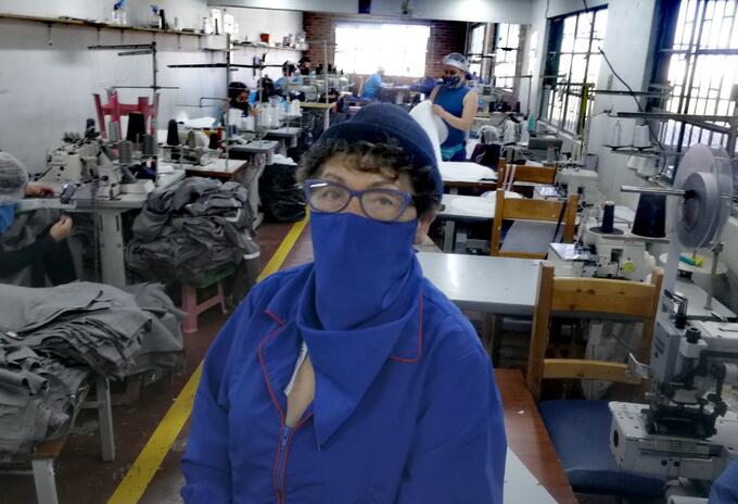 Rosa Rey, empresaria textil de 78 años