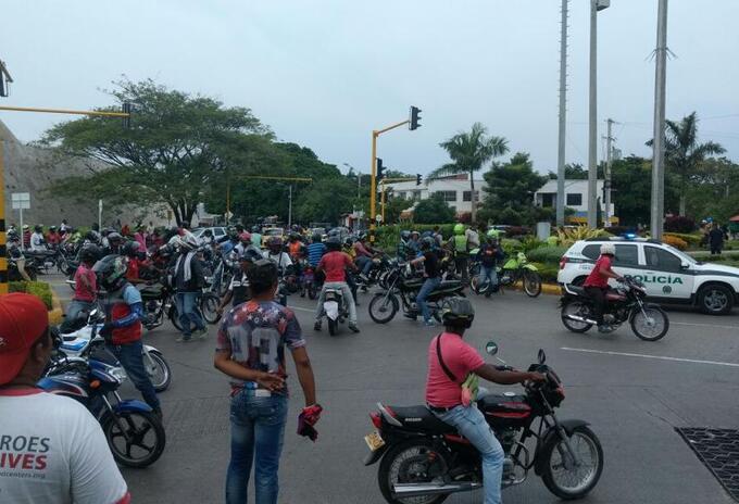 Por aumento de hurto, retoman prohibición de parrillero en motocicleta en ocho barrios de Cartagena