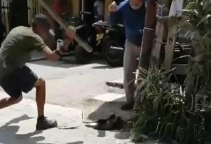 Tomada del video aficionado.
