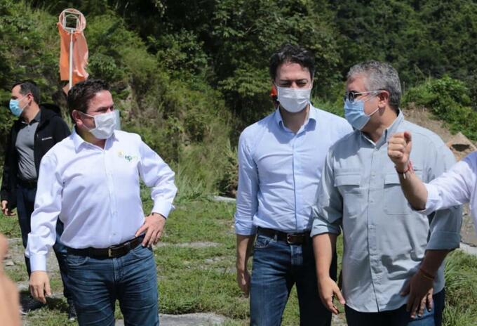Presidente Duque recorrió Hidroituango.