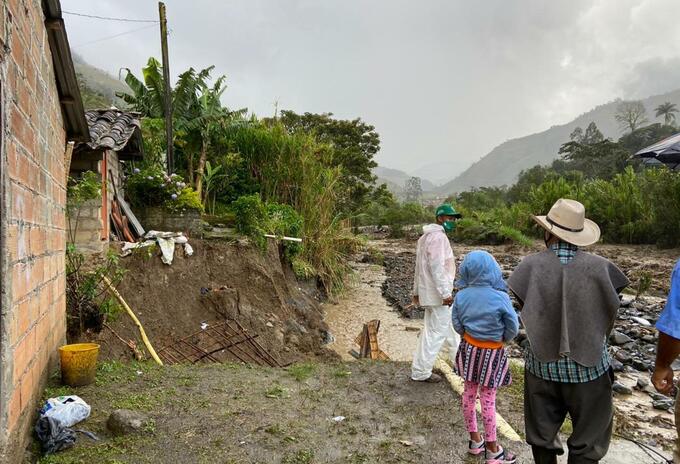 Referencia inundaciones en El Carmen de Atrato.