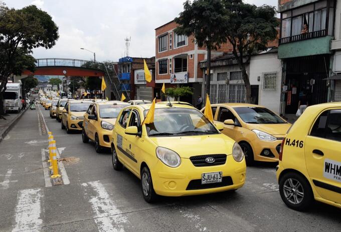 Protesta taxistas