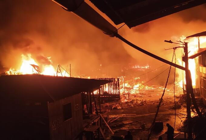 Incendio en Riosucio, Chocó