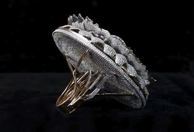 Anillo con 12.638 diamantes Anillo con 12.638 diamantes
