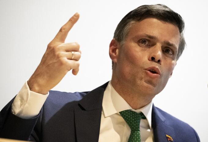 El líder de la oposición venezolana Leopoldo López, en Bogotá.
