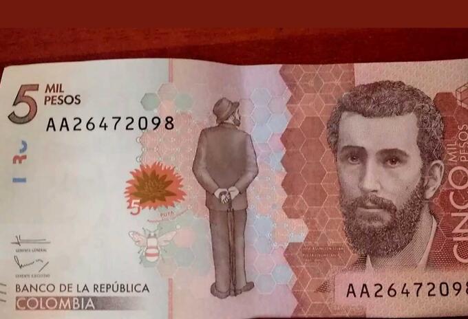 billete de 5 mil pesos