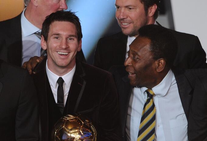 Lionel Messi y Pelé Lionel Messi y Pelé
