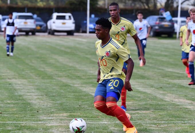Amistoso selección Colombia sub-20