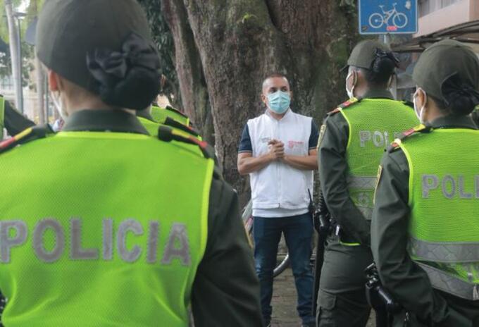 Policía y Secretaría de Gobierno de Pereira