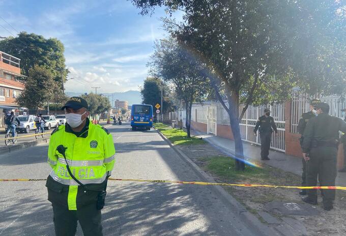 Escena del crimen de ciudadano en el SITP