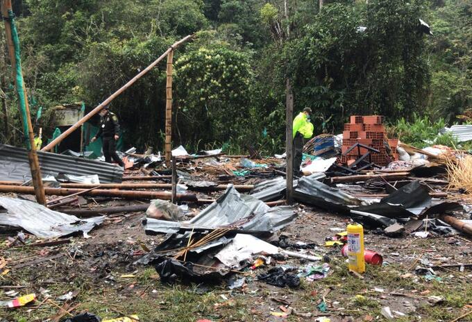 Explosión de polvorería en Libano, Tolima.