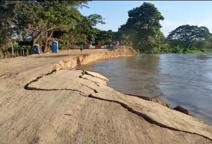 Sigue la preocupación por parte de los habitantes y autoridades por la presión que sigue haciendo el río Magdalena