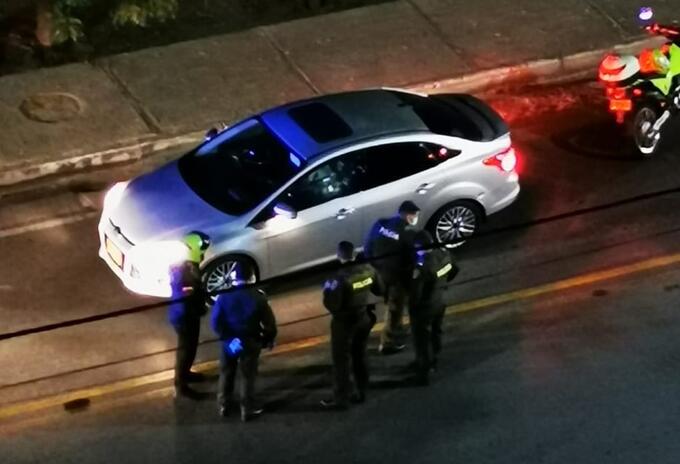 vehículo atacado a bala por sicarios en Cúcuta