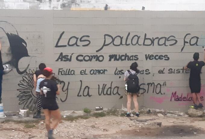 Muestras artísticas en memoria de Madelayne Ortega.