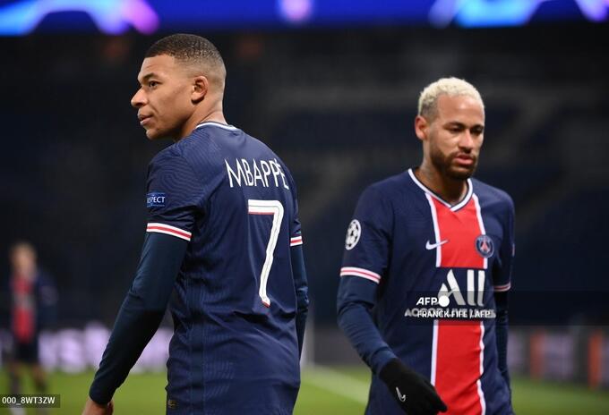 Neymar y Mbappé, PSG