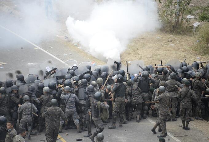 Caravana hondureña