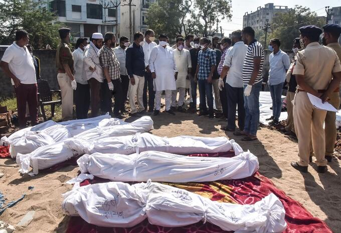 Muertos en India