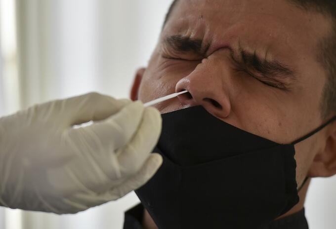 Coronavirus en Colombia - Prueba de coronavirus covid-19.