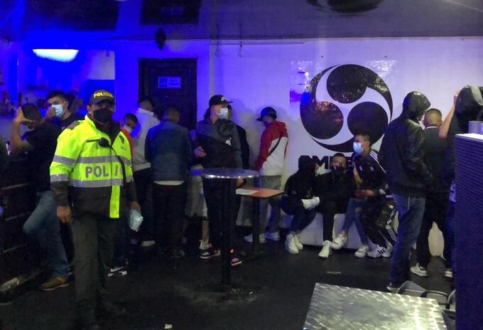 Fiesta clandestina en Kennedy, sur de Bogotá