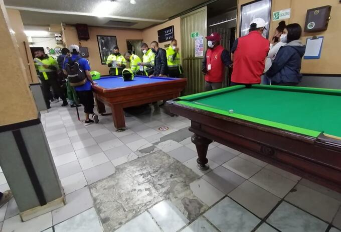 Fiestas clandestinas en Bogotá