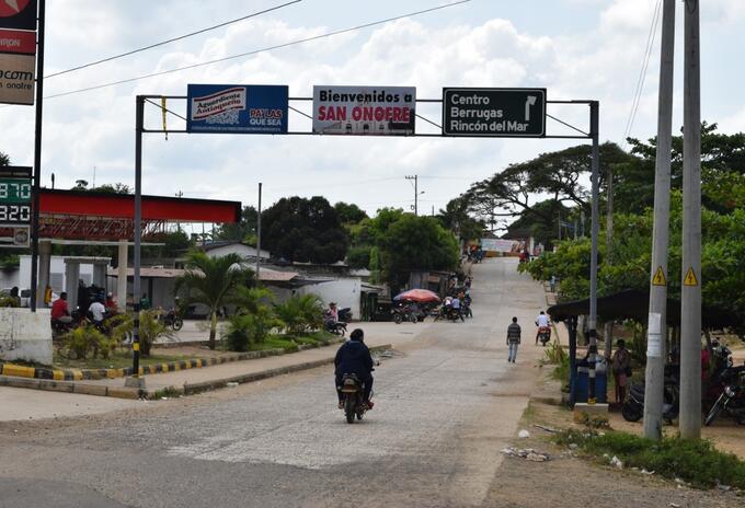 Perímetro urbano de San Onofre. Perímetro urbano de San Onofre.