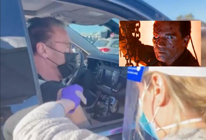 Arnold Schwarzenegger invitó a vacunarse contra coronavirus a lo 'Terminator'