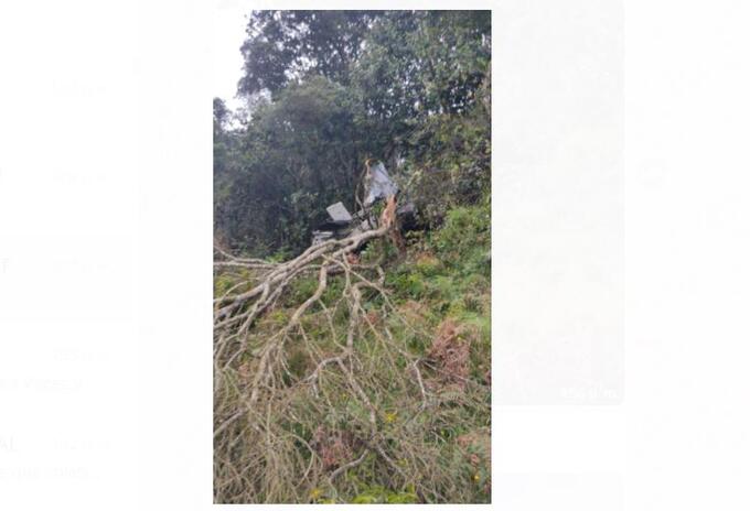 avioneta accidentada Guaymaral