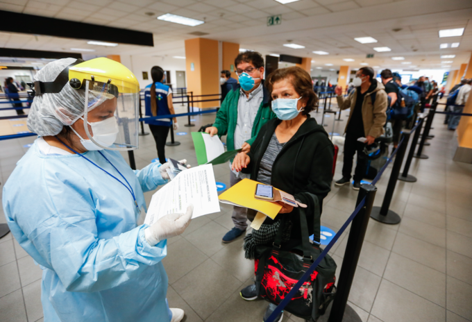 Aeropuerto coronavirus Perú