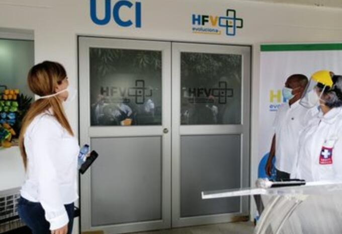UCI del Hospital Francisco Valderrama de Turbo en el Urabá antioqueño.