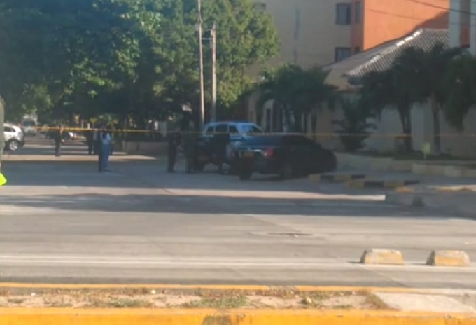 Lugar donde fue hallado el artefacto explosivo