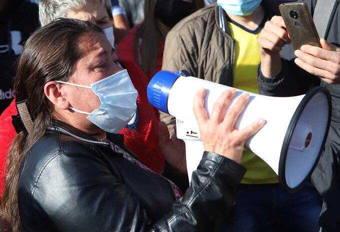 Cuarentena en Bogotá / Protestas de comerciantes en Bogotá por cuarentena