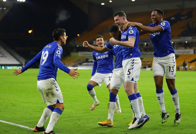 James Rodríguez y Yerry Mina protagonistas en Everton James Rodríguez y Yerry Mina protagonistas en Everton