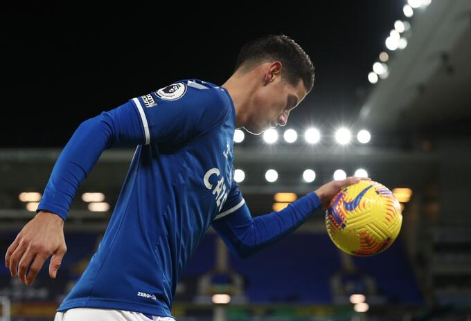 James Rodríguez con Everton James Rodríguez con Everton