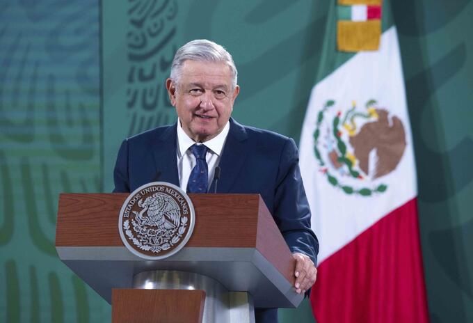 Andrés Manuel López Obrador, presidente mexicano