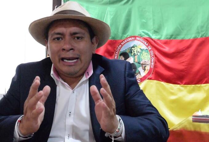 Luis Fernando Arias, líder indígena.