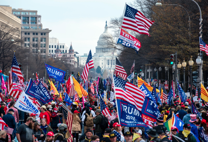 Manifestaciones a favor de Donald Trump