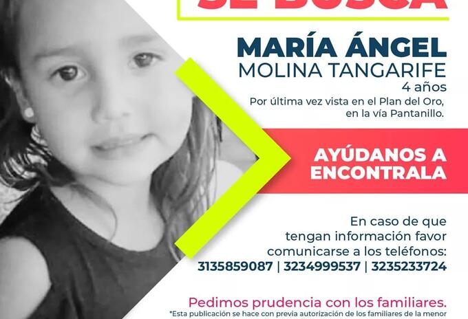 Una de las menores fue hallada en Abejorral, Antioquia; continúa la búsqueda de su hermanita.