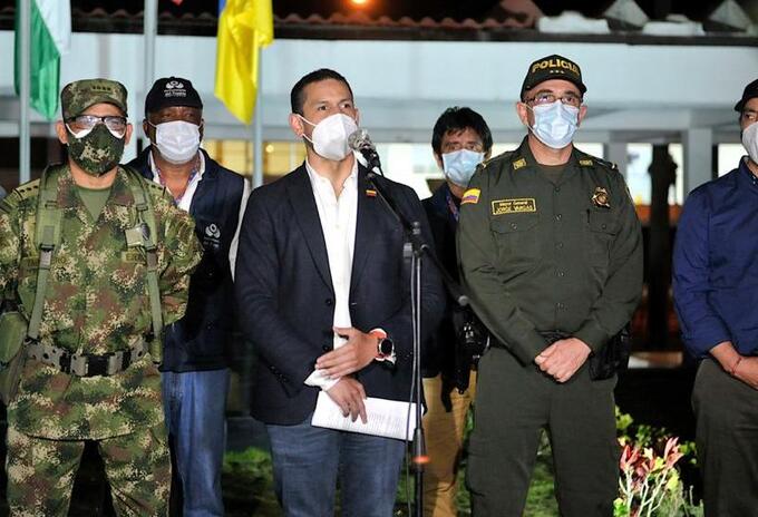 Ministro Daniel Palacios en Cauca