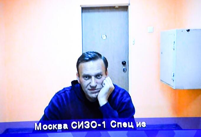 Alexéi Navalni, opositor ruso en centro de detención