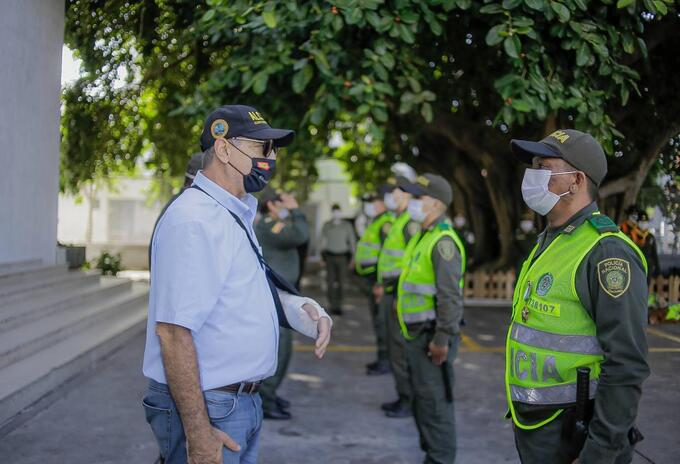 Uniformados de la Policía