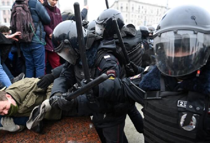 Protestas en Rusia.