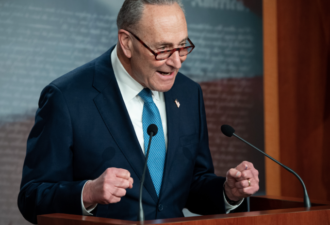 Líder demócrata del Senado de EE.UU., Chuck Schumer